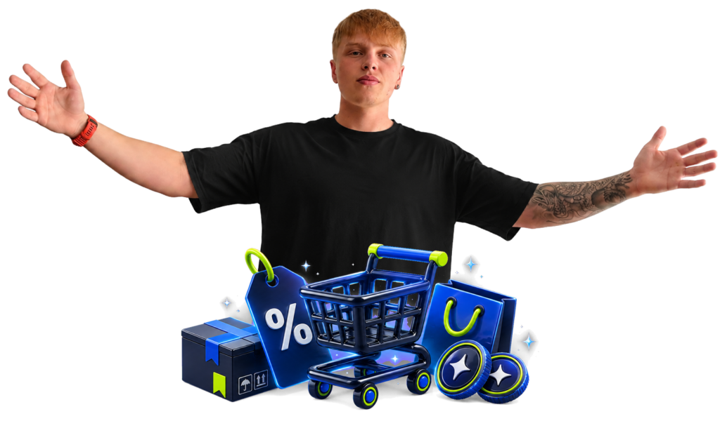 Connected ecommerce system with website, Google, social media and email